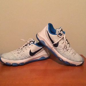 Kevin Durant Nike basket ball shoes.